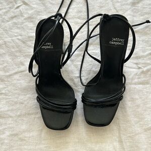 Jeffery Campbell Lace Up Block Heels